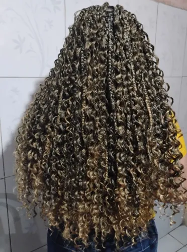 Trança box braids 