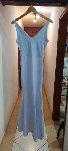 Vestido longo branco regata
