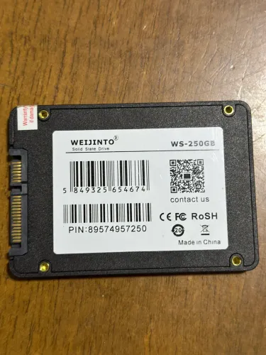 SSD SATA 250gb