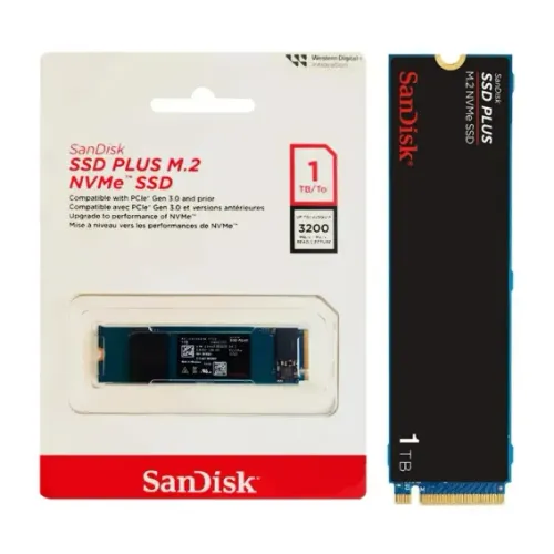 ARMAZENAMENTO SSD M.2 1TB SANDISK NVME PCI-E GEN 3