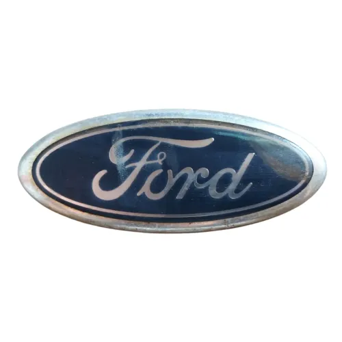 Emblema Régua Tampa Traseira Ford Ka Hatch Sedan 2008 A 2013 Azul