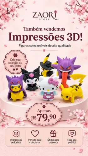 Impressão 3D de Personagens Personalizados
