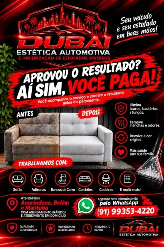 Sofá higienização, limpeza.