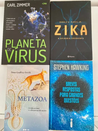 Lote Livros de Ciência/Biologia/Divulgação Científica