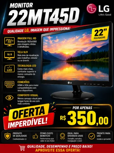Monitor LG22"