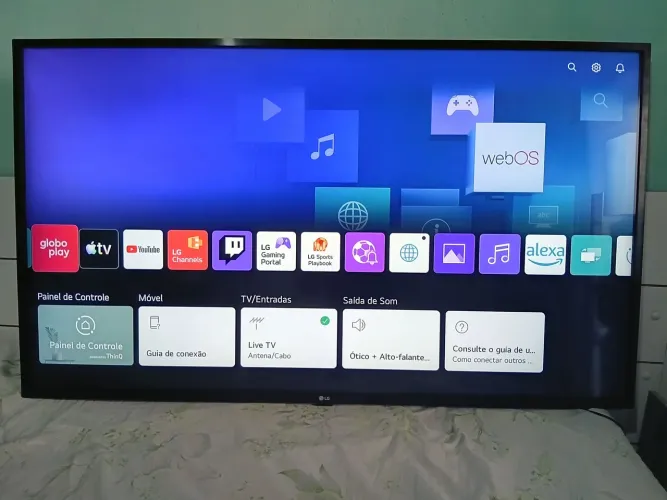 TV 50 POLEGADAS SMART LG SMART DETALHE LINHA