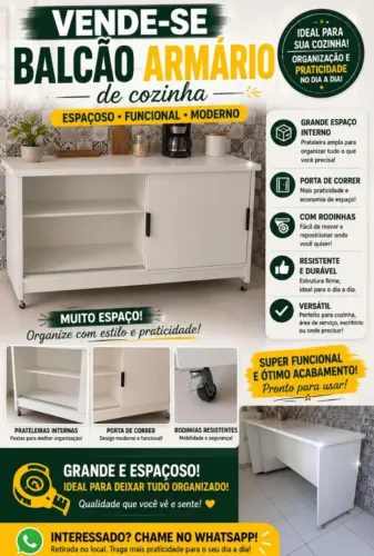 VENDE SE ARMARIO BALÇÃO DE COZINHA