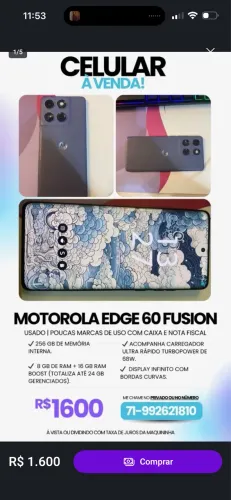 Motorola edge 60 fusion