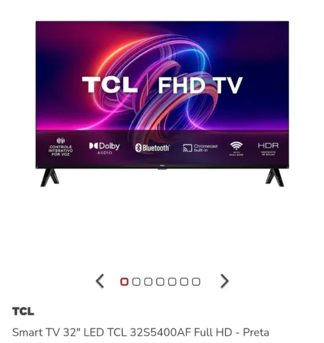 Vendo Smart TV TCL 32 polegadas