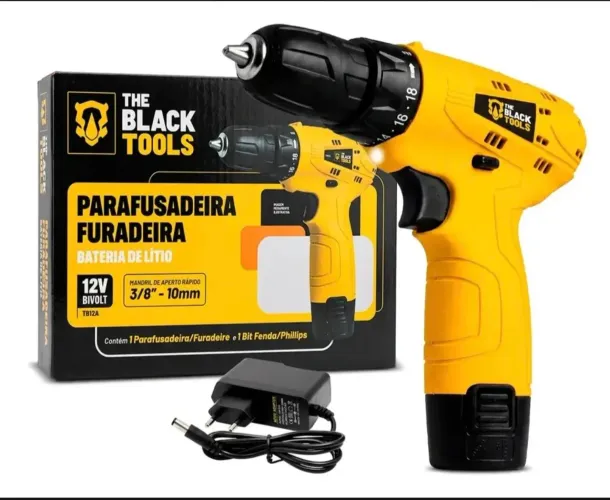 Parafusadeira Furadeira Bateria Sem Fio Nova Lacrada c/ NF