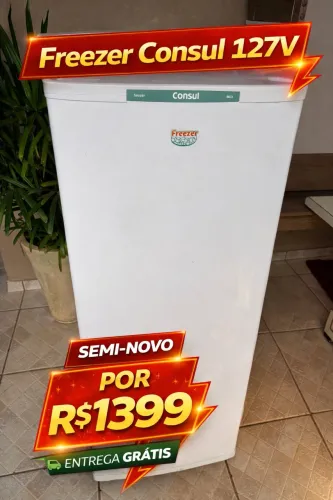 Freezer Consul 127V Semi-Novo - Ótimo Estado!