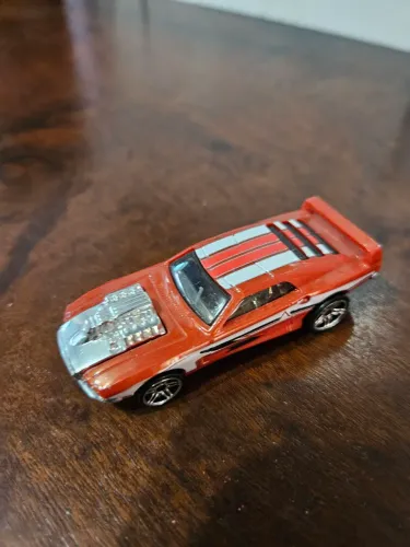 Carrinho Hot Wheels - Rivited AcceleRacers Marrom - Track Stars 2007 (Fora da Embalagem)