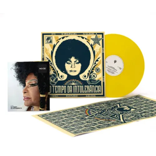 Elza Soares No Tempo da Intolerância Noize NRC 076 Vinil LP Novo Completo Com Revista