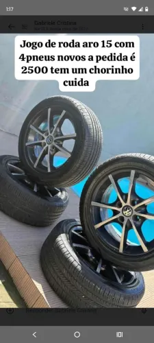 Rodão aro 15 com 4pneus novos