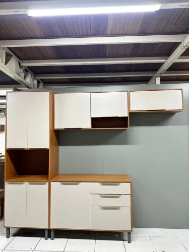 Armário de Cozinha 100%MDF modular com montagem inclusa