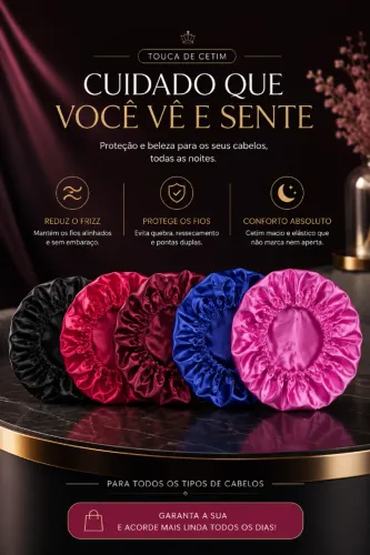 Touca de Cetim