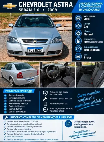 Chevrolet Astra Advantage 2.0 MPFI 8V Flexpower 5P 2009