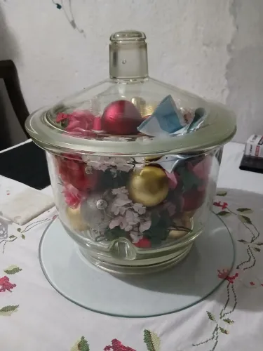 Vaso de vidro p experiencia