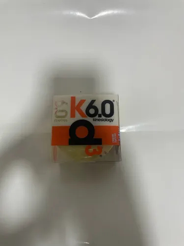 bandagem elástica adesiva em rolo amarela - kinesiology 6.0m