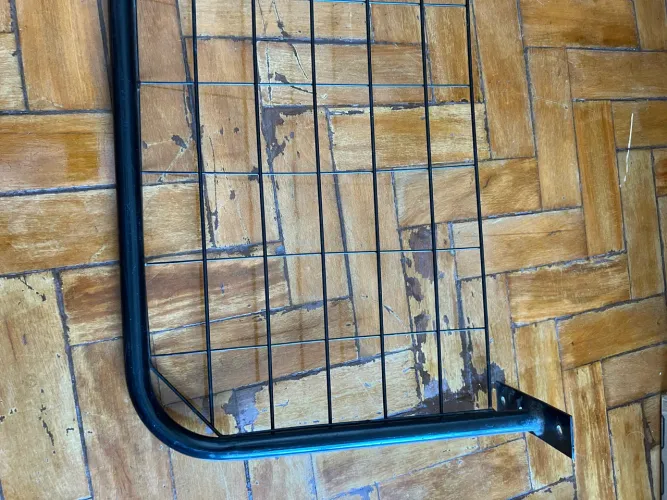 Arara parede aramada preta 1,50x 35