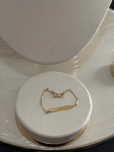 Pulseira Infantil em ouro 18k