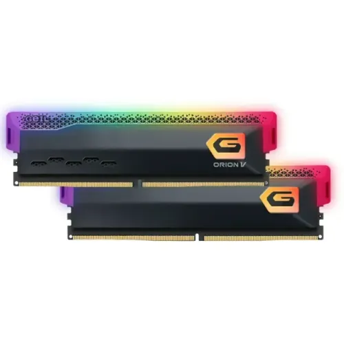 kit memoria ddr5 2x16gb 5200mhz rgb geil orion nova lacrada nota e garantia