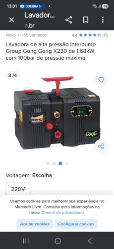 Maquina lava jato italiana 