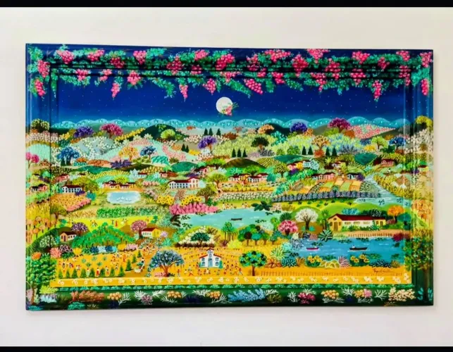 Raquel gallena artista naif brasileira 