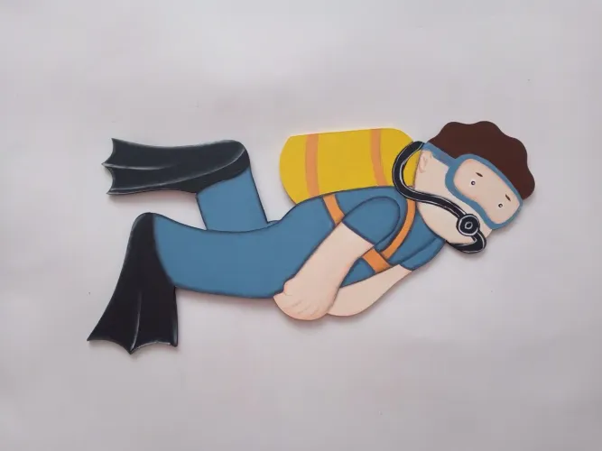 Placa decorativa infantil