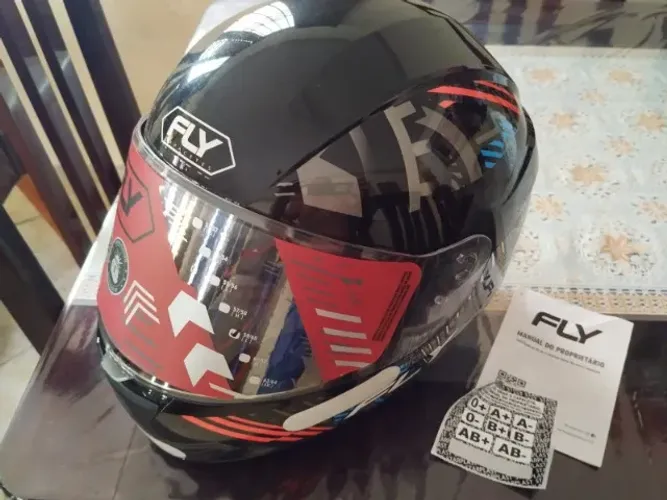 Capacete Fly F9 Hg tamanho 60