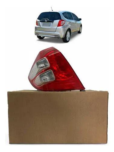 Lanterna Traseira Honda New Fit Esquerda 2009 A 2013 Origin Esquerdo/motorista Vermelho