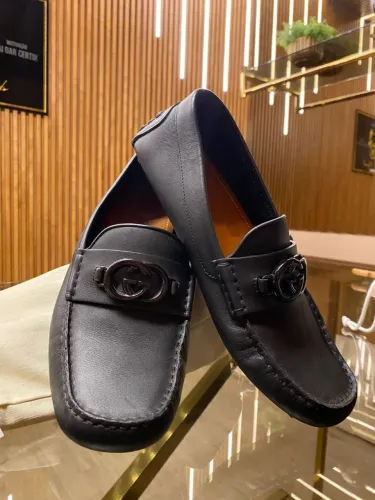 Mocassim Gucci Interlocking G - Preto (Usado)