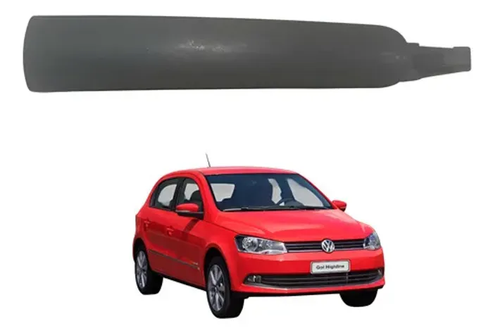 Maçaneta Externa Porta Traseira Direita Vw Gol G6 2016 Preto Traseira