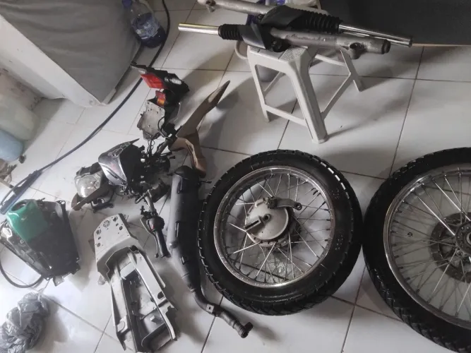 PERÇAS DA MOTO YAMAHA CROSE 150 2018 PRA VENDE OU TROCA POR ALGUM DO MEU ENTERECE
