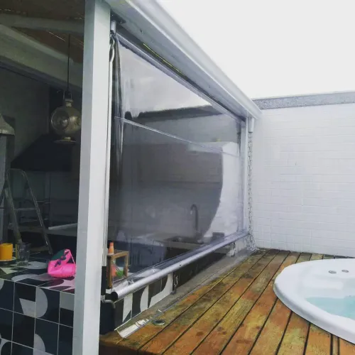 Toldo cortina visor 
