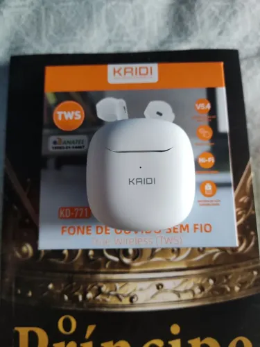 ? Fone Bluetooth Kaidi True Wireless TWS - Novo