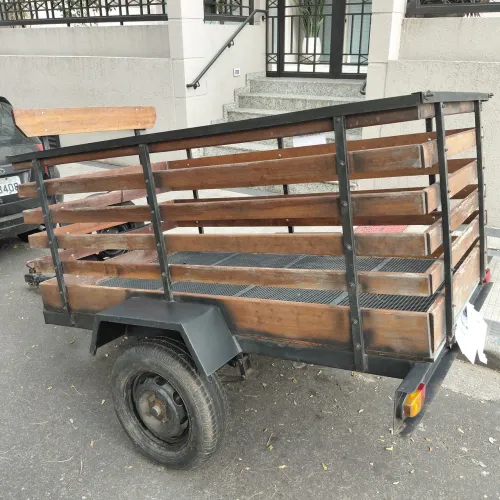Carretinha Reboque fazendinha borda alta