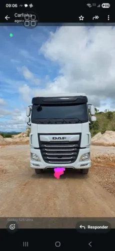 Cavalo DAF 530 TRAÇADO, QUITADO SÓ COM 85 MIL KM RODADOS