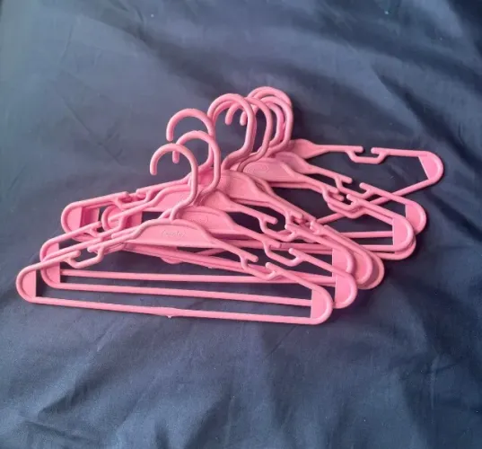 Kit 10 Cabides Infantis Rosa