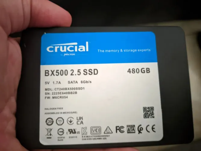 SSD CRUCIAL 480GB