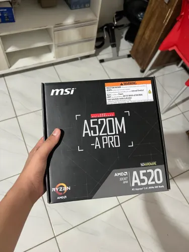 Placa mãe A520M -APRO LACRADA NA CAIXA