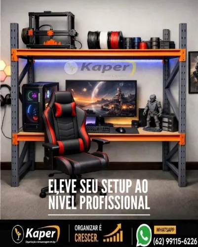 Palete para computador e impressora 3d ( novo ) Eleve seu setup ao nível Profissional