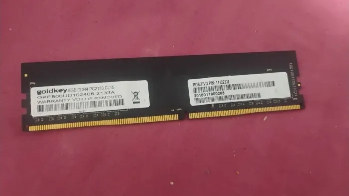 Memória Ram 8gb DDR4 2133mhz