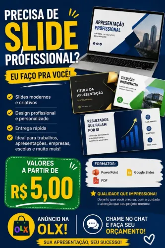 Faço slides 