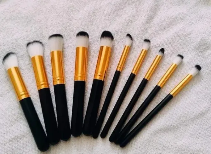 Kit pincel Kabuki 10 peças