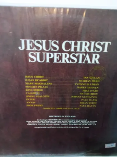 LP Vinil Duplo - Deep Purple "Jesus Christ Superstar" - Ópera completa