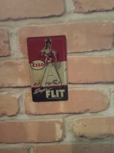 prendedor de papel super flit esso anos 50 raro