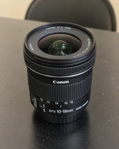 Canon Ef-s 10-18mm Is Stm + Filtro Uv Excelente Estado