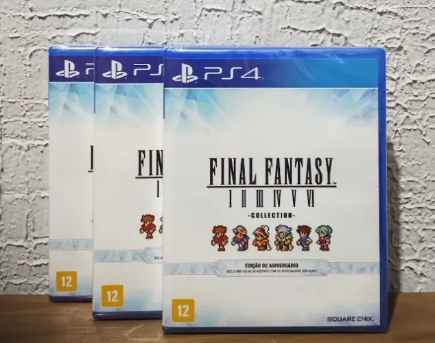 Final Fantasy I-VI Edição de Aniversario Ps4 Lacrado (Aceitamos seu jogo usado com pagamen