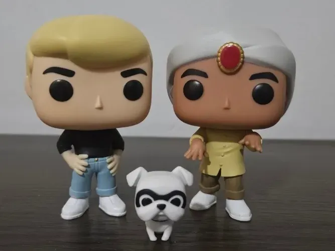 Funko Pop Jonny Quest 825 + Hadji 826 Sem Caixa Hanna Barbera